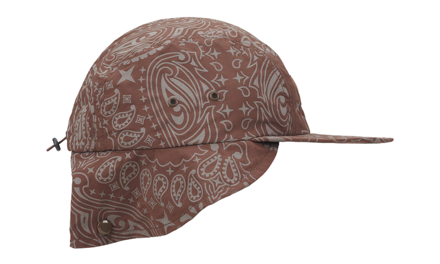 Reflective Bandana Sunshield Camp Cap "SS26 - Brown" SU27764