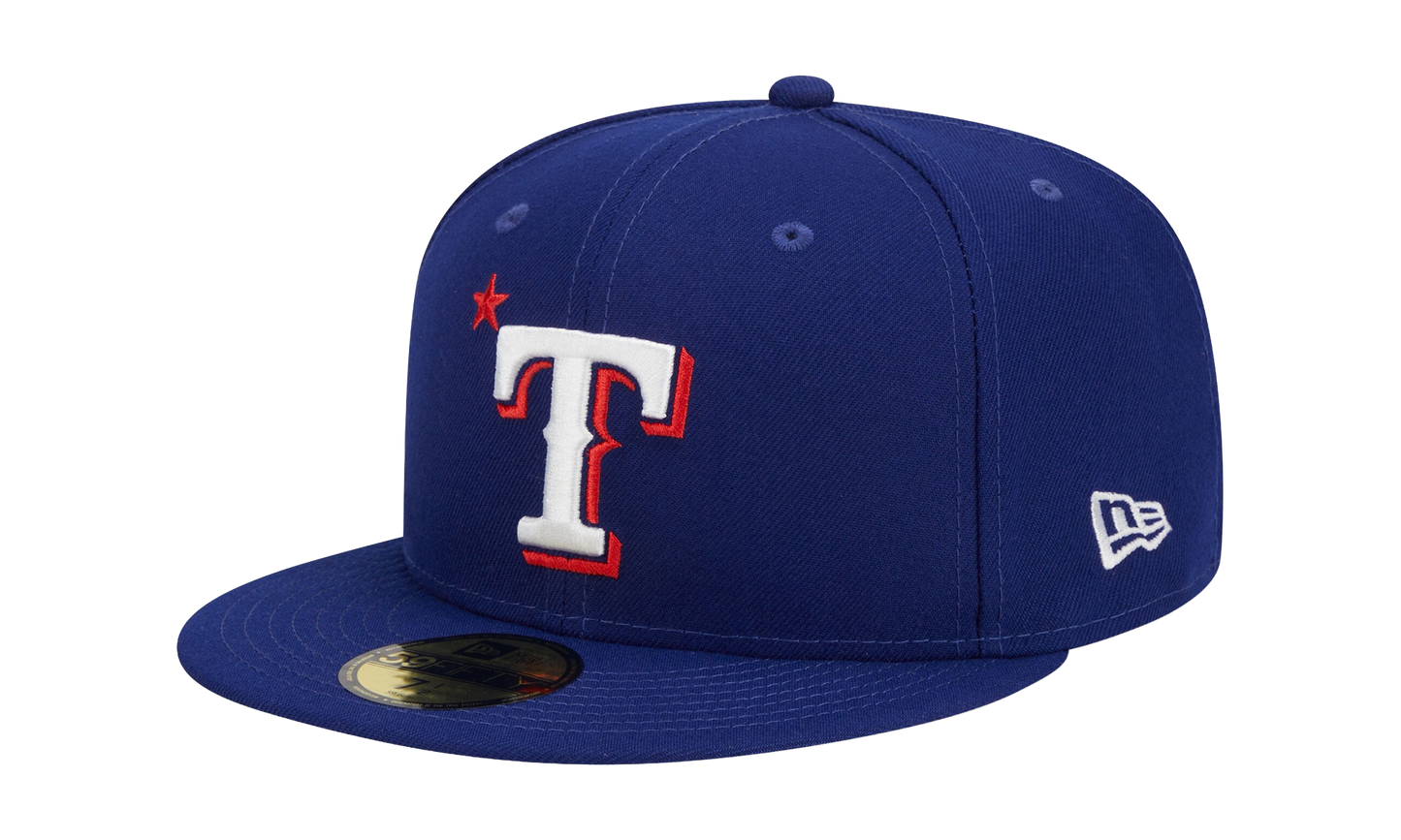 59FIFTY Texas Rangers 2023 All Star Game Fitted Hat "Royal Blue / Grey - Under Brim" NE919