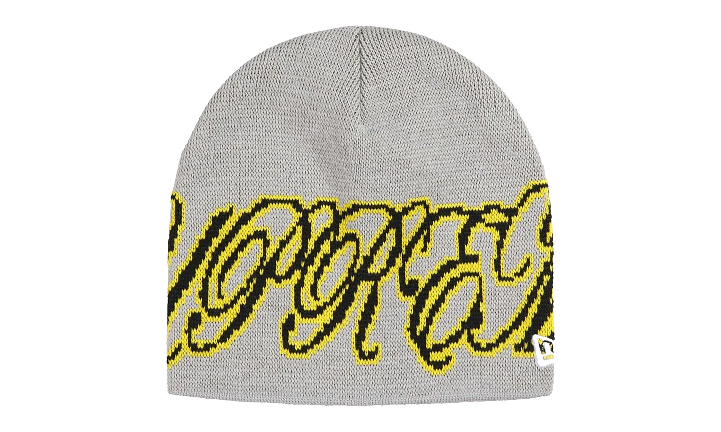 New Era Cursive Beanie "SS26 - Grey" SU27256