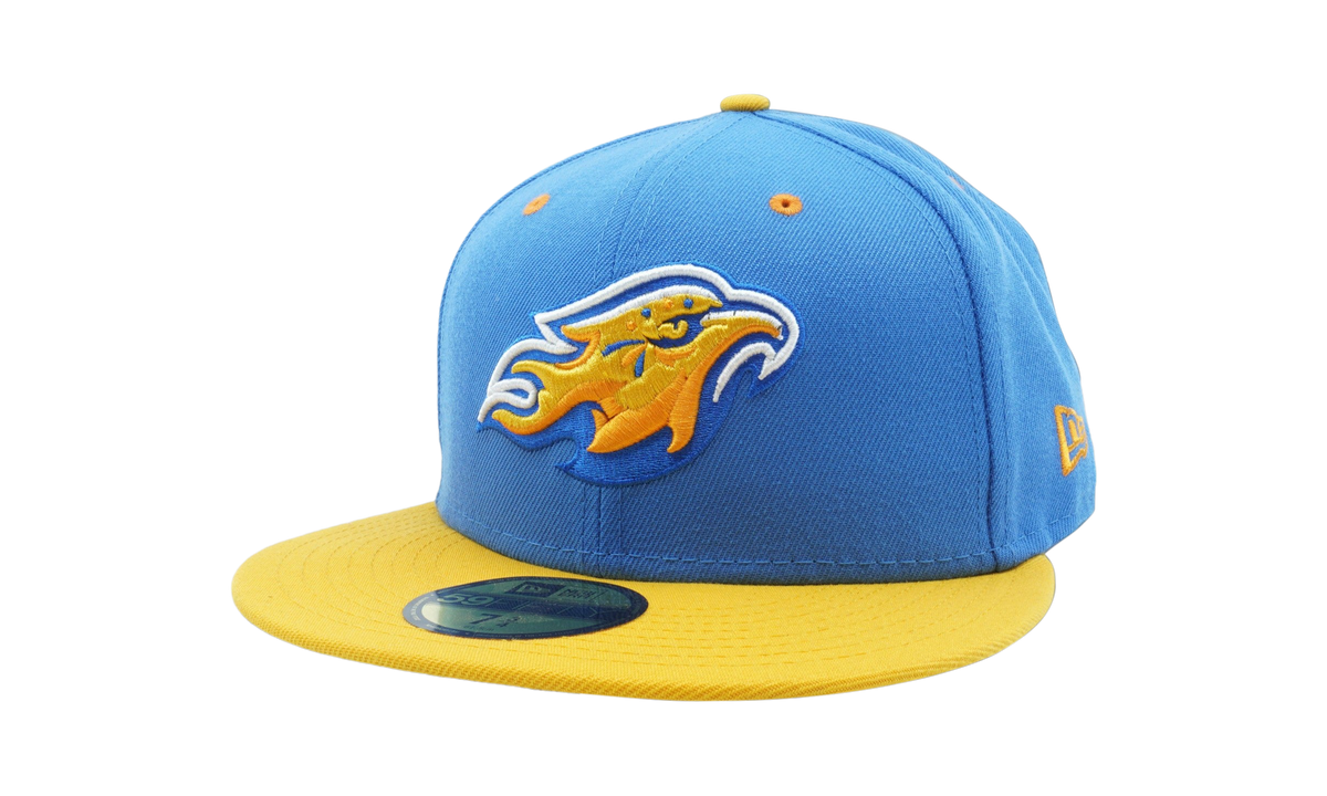 59FIFTY Wichita Wind Surge Rapidos 2019 Fitted Hat "Sky Blue / Yellow - Brim" NE729