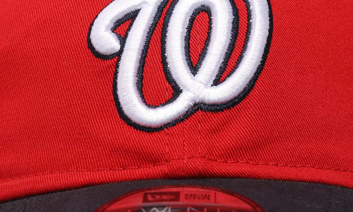 9TWENTY Washington Nationals Core Classic Strapback Hat "Red / Black - Brim" NE660