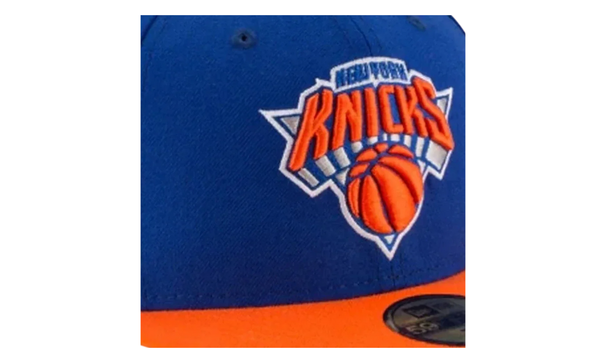59FIFTY New York Knicks 2-Tone Fitted Hat "Royal / Orange - Visor" NE1253