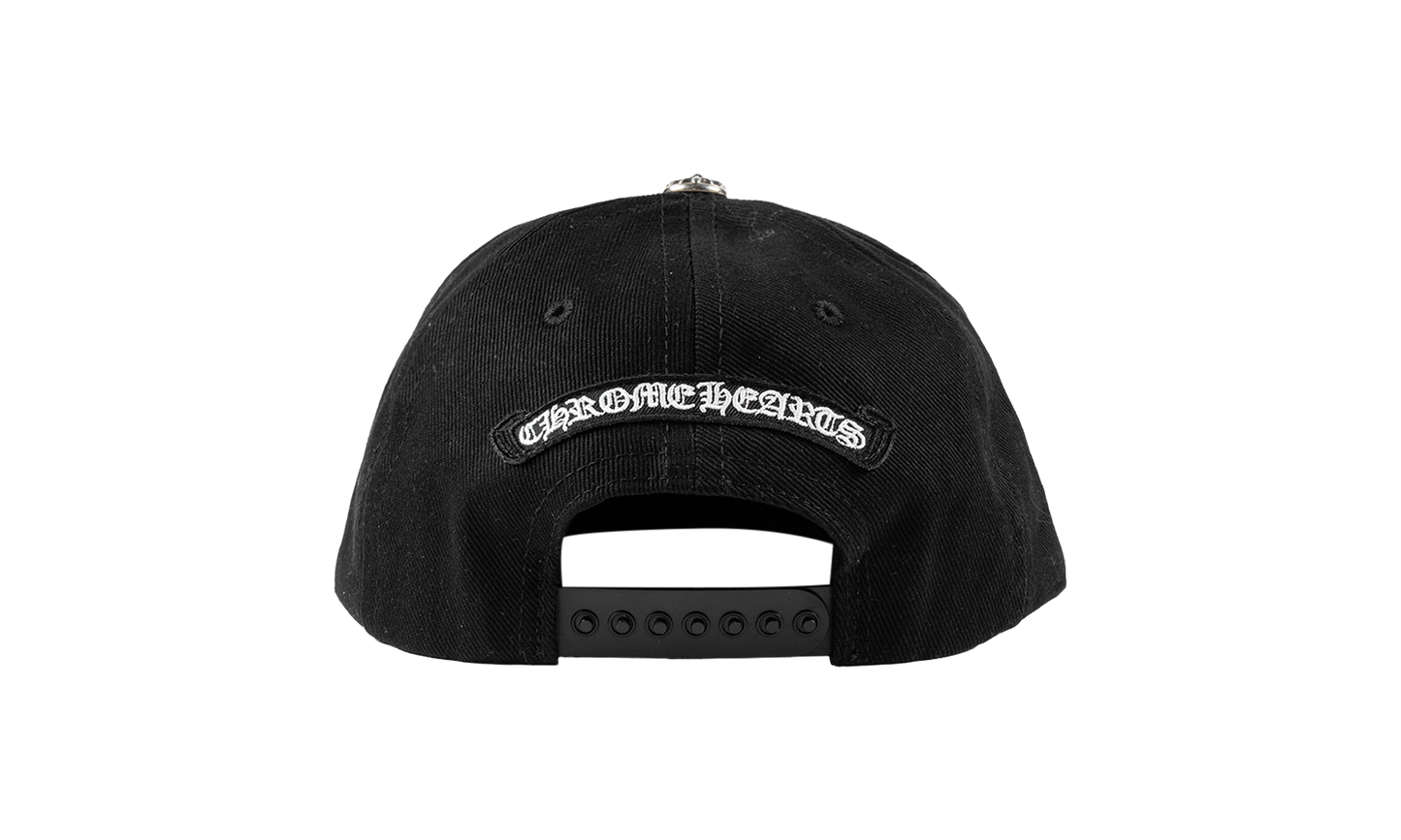 Embroidered Scroll Logo Baseball Hat "Black / White" CHRM1268