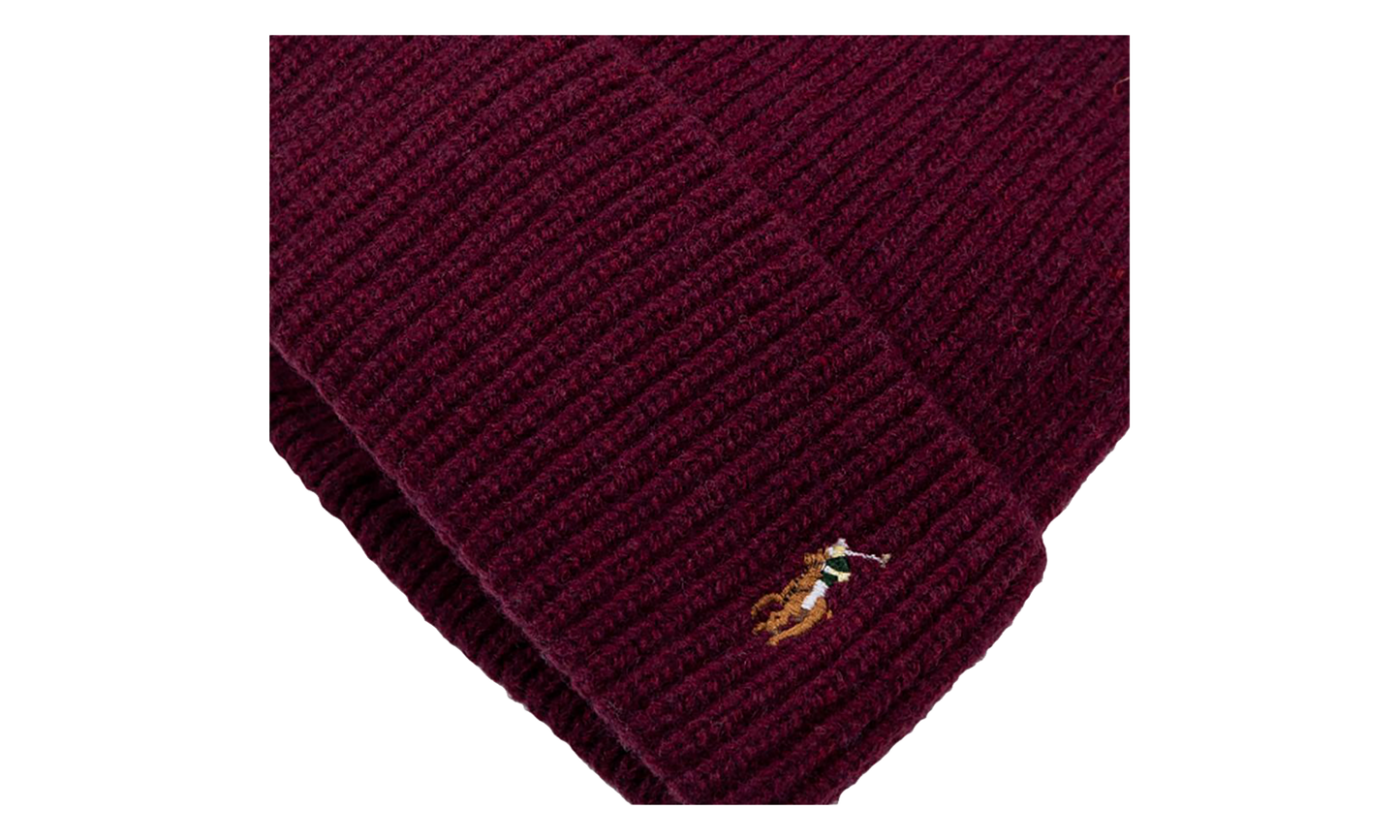Signature Cuff Heather Knit Beanie Hat "Aged Wine" PC0483 600