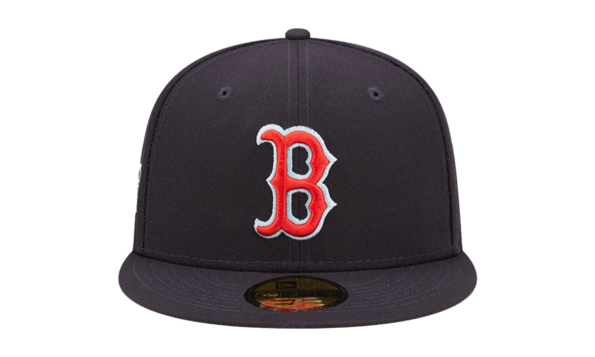 59FIFTY Boston Red Sox 2007 World Series Cloud Under Fitted Hat "Navy / Sky Blue Cloud - Under Brim" NE813