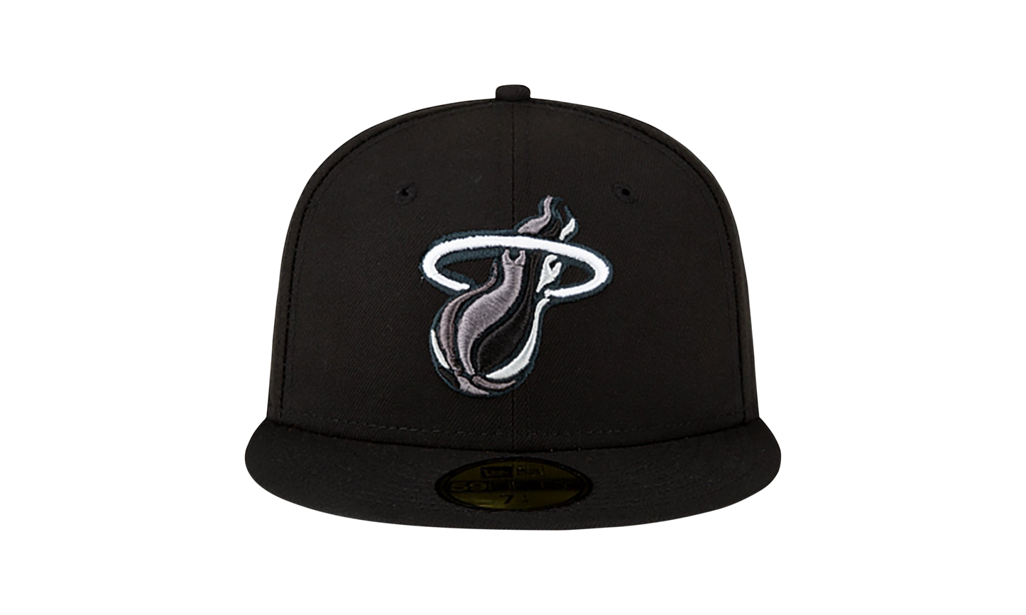 59FIFTY Miami Heat Fitted Hat "Black" NE1092