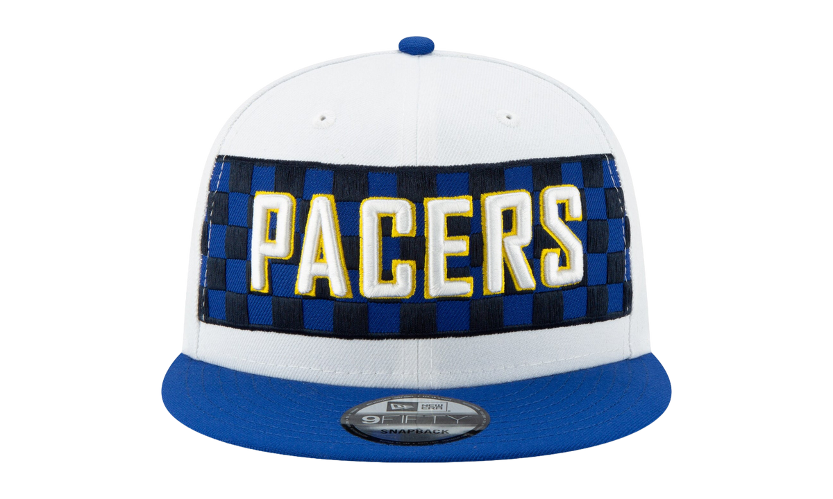 9FIFTY Indiana Pacers City Series Snapback Hat "White / Blue - Brim" NE565