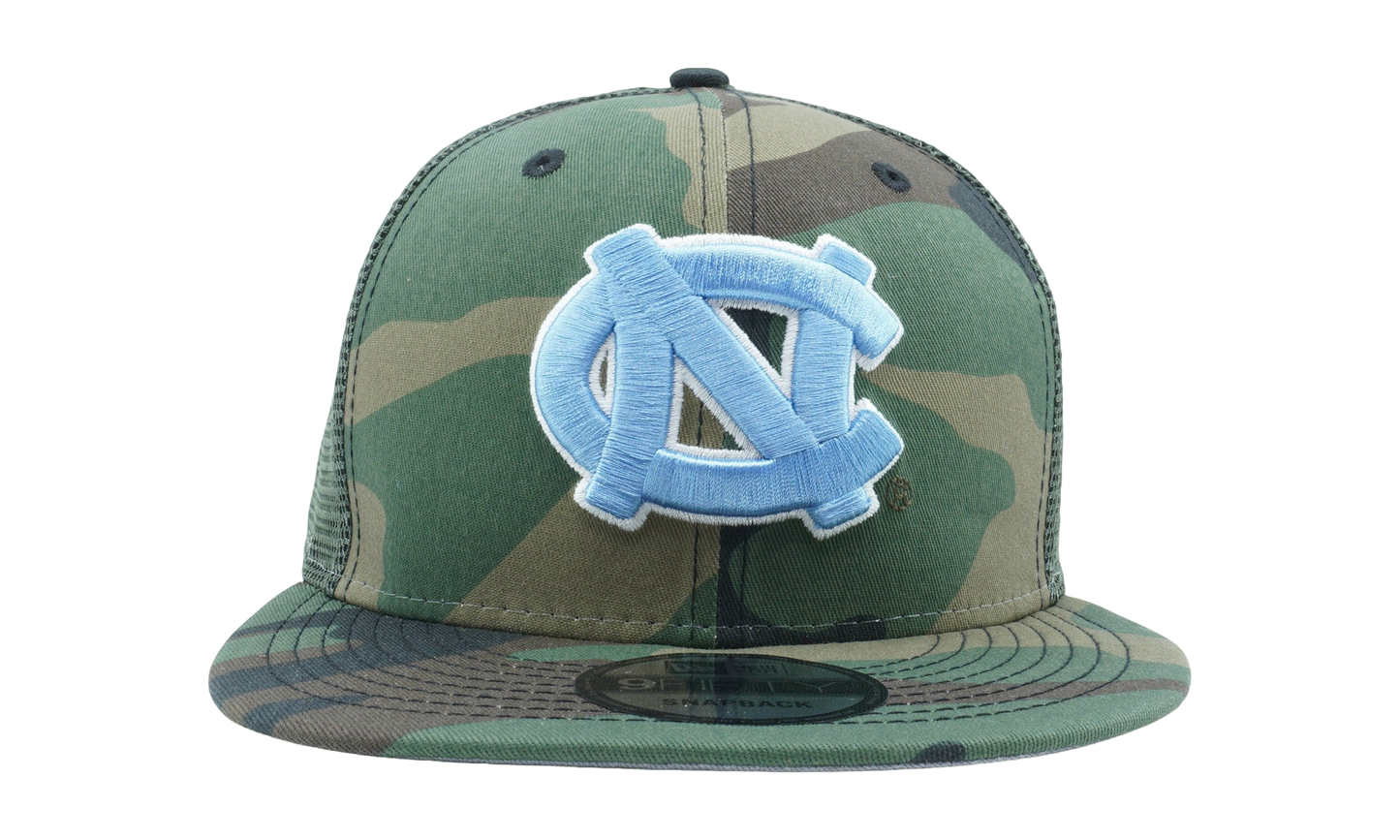 9FIFTY North Carolina Tar Heels Camo Truck D3 Snapback Hat "Camo" NE819