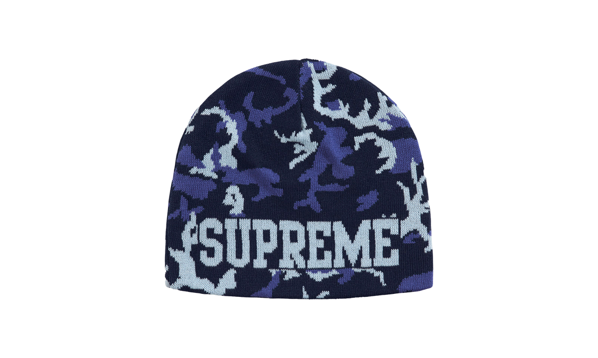 Reversible Camo Beanie "FW26 - Navy" SU28363