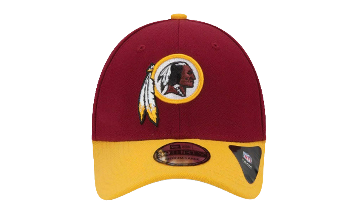 39THIRTY Washington Redskins Team Classic Flex Fit Hat "Red and Yellow / Black - Under Brim" NE586