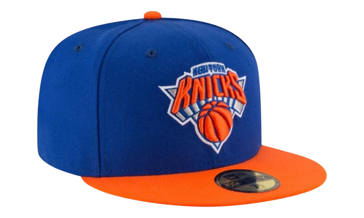 59FIFTY New York Knicks 2-Tone Fitted Hat "Royal / Orange - Visor" NE1253