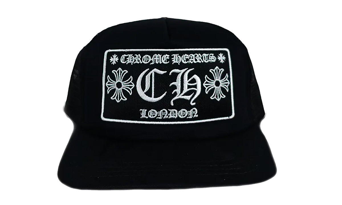 TRUCKER HAT "LONDON - Black/White" CHRM0939