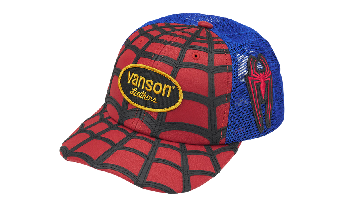 Vanson Leathers® Spider-Man Mesh Back 6-Panel "SS26 - Red" SU27751