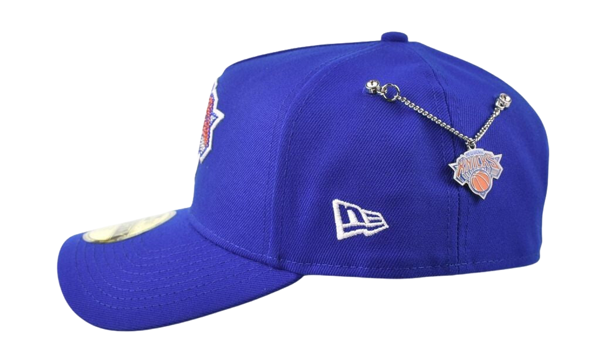 59FORTY NBA26 Draft New York Knicks Rhinestones Fitted Hat "Blue" 60861528