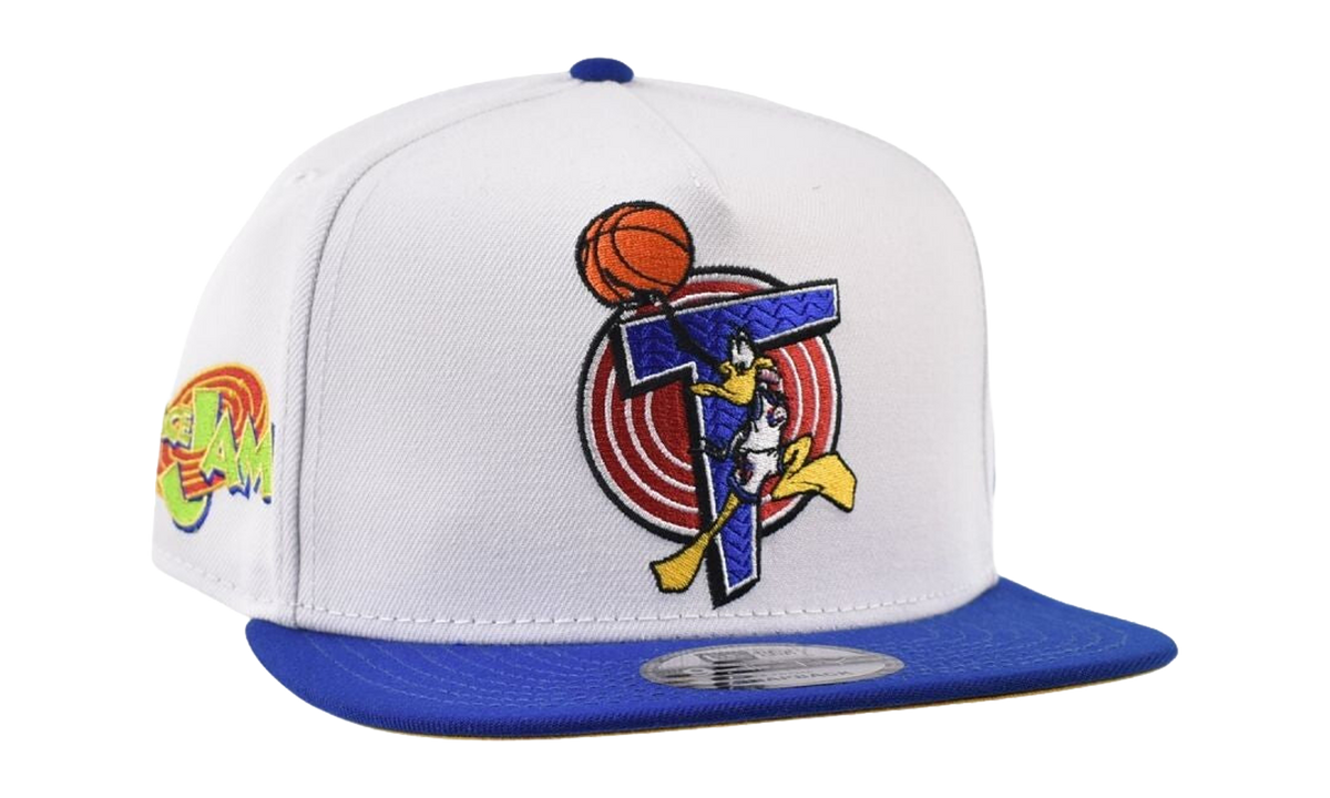 9FIFTY A-Frame Space Jam 30th Anniversary Daffy Duck Tune Snapback Hat "White" NE513