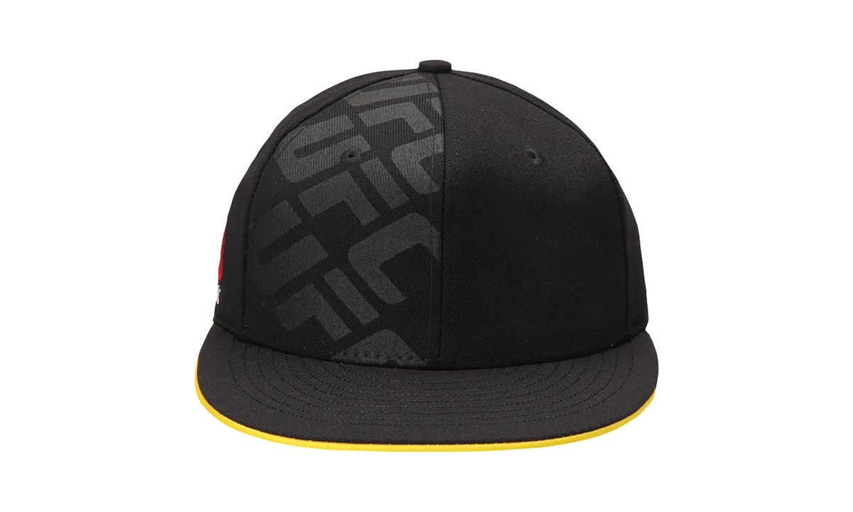 UFC Flatbrim Snapback Hat "Black / Yellow" M641Z B5Y UUFC