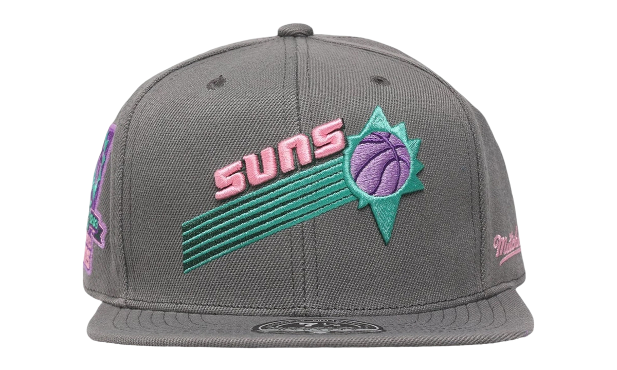 NBA Hardwood Classics From Dusk Fitted Cap "Phoenix Suns - Dark Grey" 6HSFSH21422 PSUDKGY