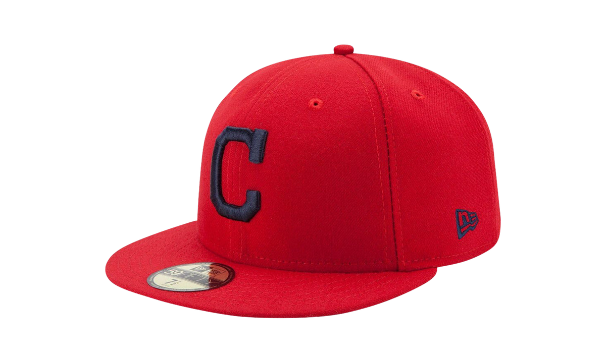59FIFTY Cleveland Indians On-Field Authentic Collection Fitted Hat "Red" NE930