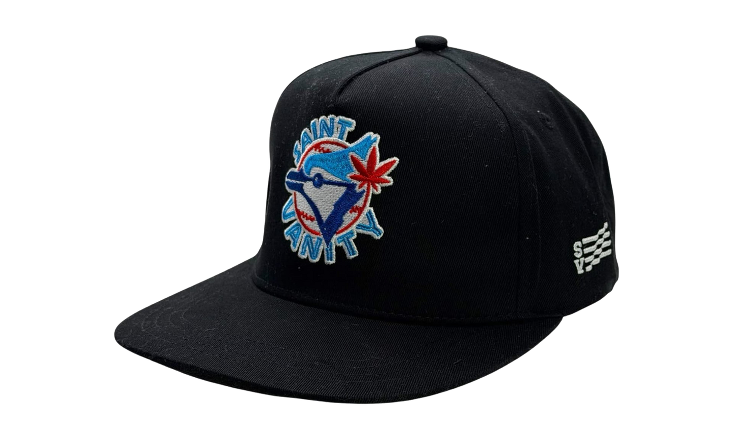 Blue Bird Snapback Hat "Black" SV032