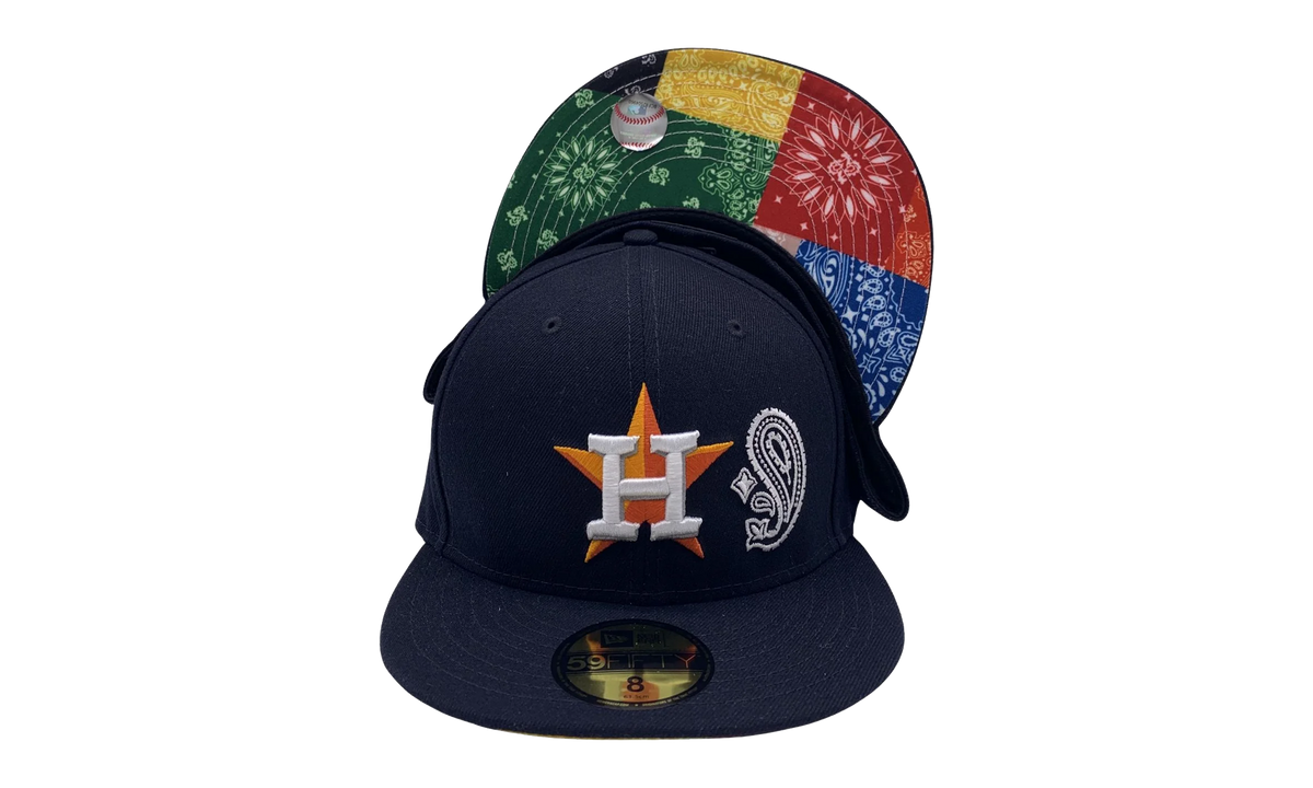 59FIFTY Houston Astros Patchwork Bottom Fitted Hat "Navy Blue / Multicolor" NE524