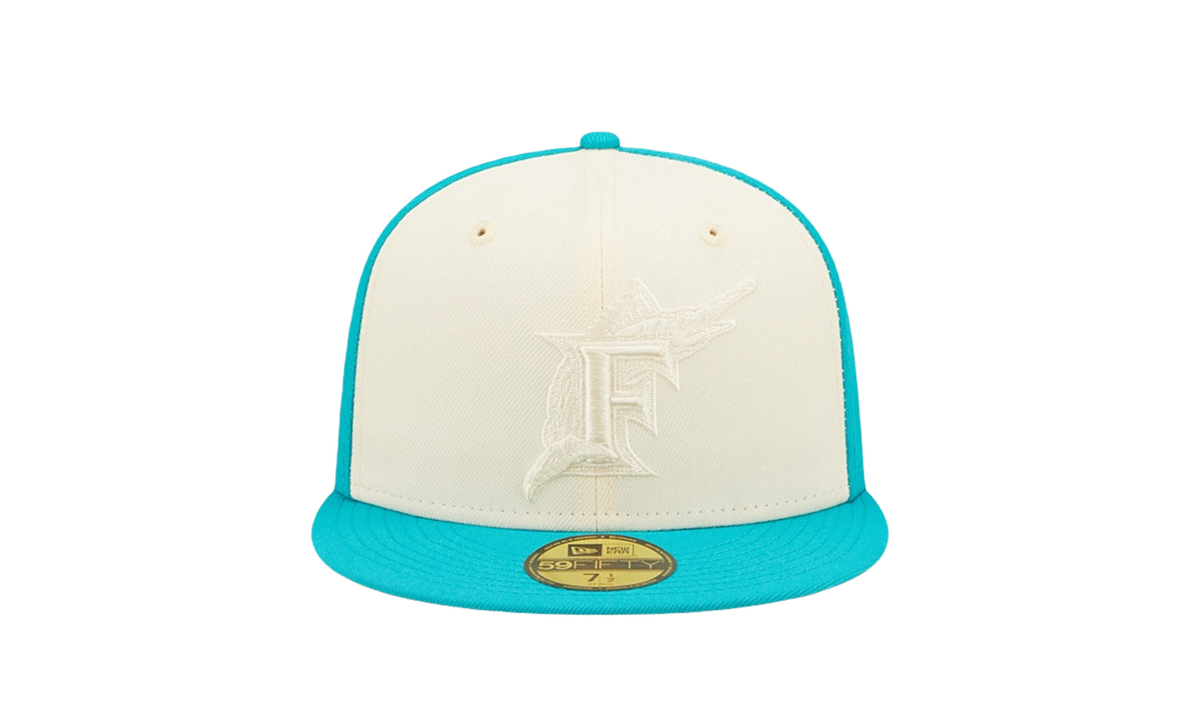 59Fifty MLB Florida Marlins Tonal 2-Tone Fitted Hat "Teal" 60243587