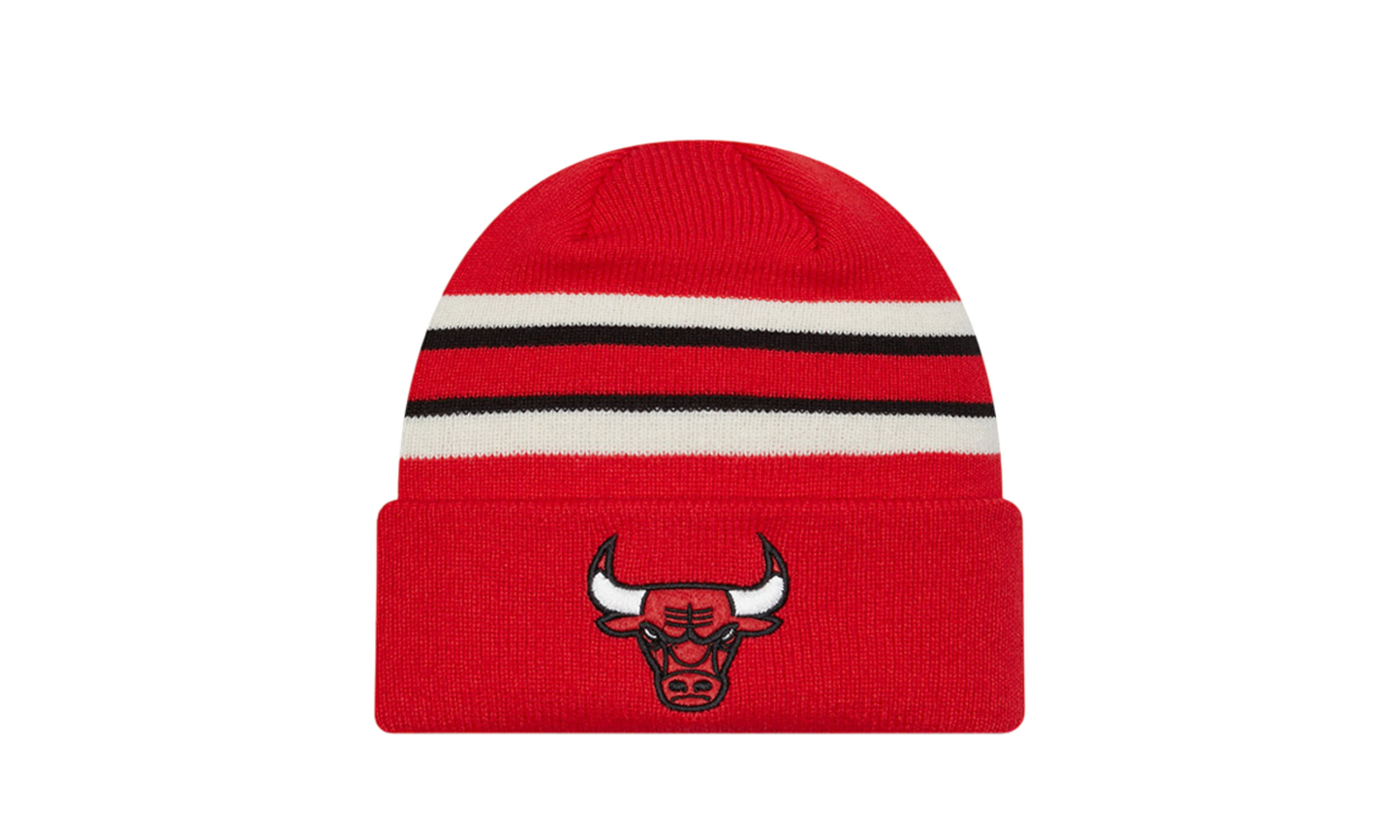 Retro Cuff Knit Chicago Bulls Beanie "Red" 60487289