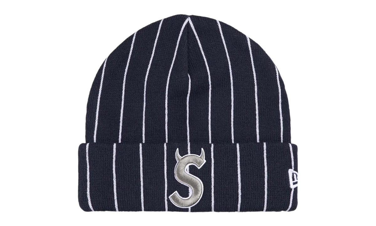 New Era Devil S Logo Beanie "SS26 - Stripe Navy" SU27488