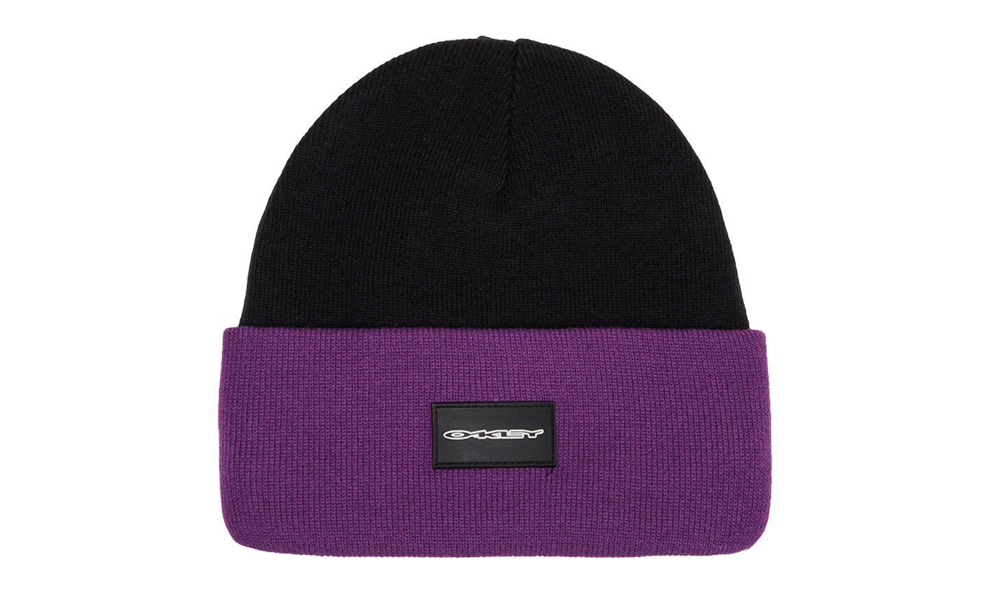 TC Stretch Logo Beanie "Blackout / Ultra Purple" FOS900936 9EB