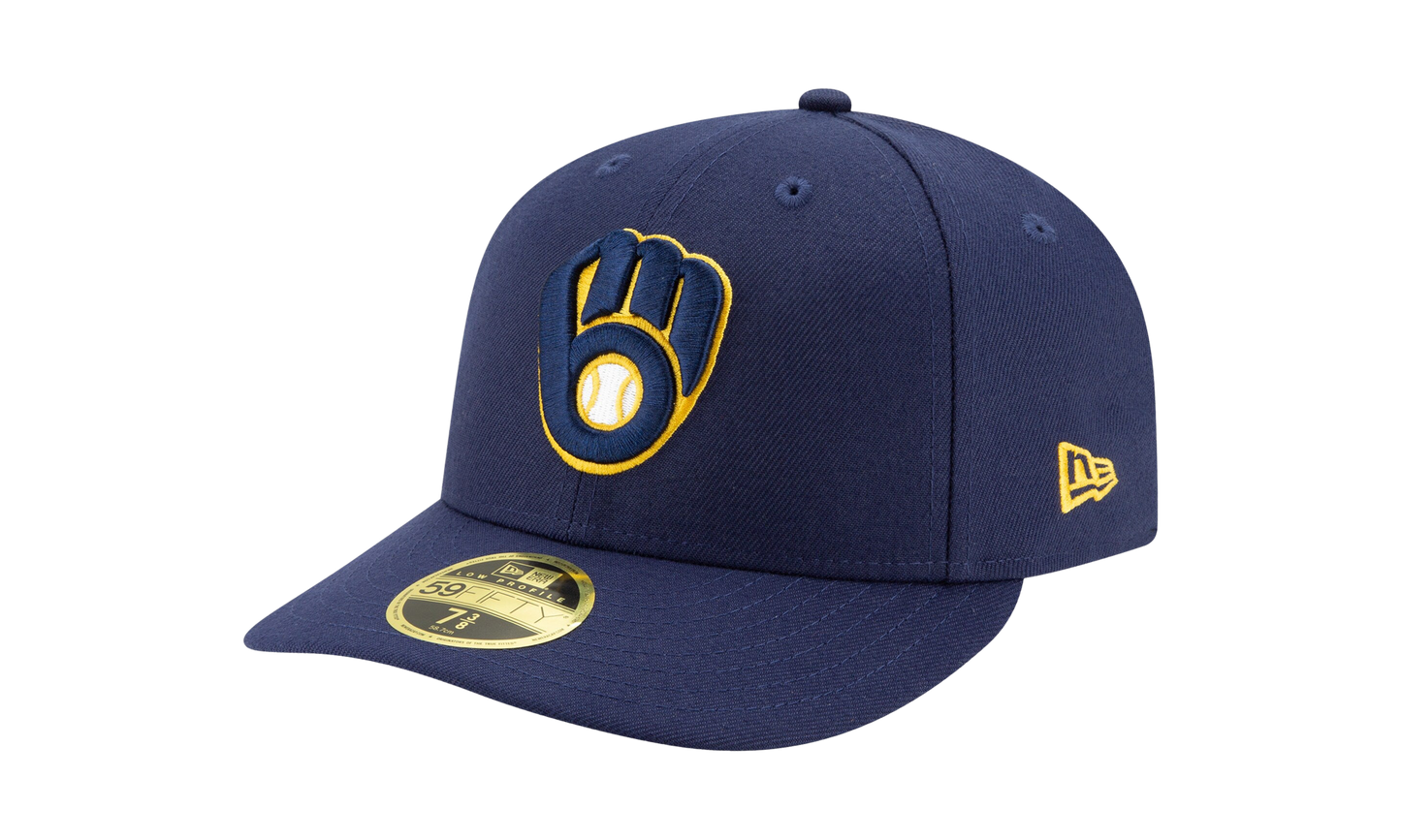 59FIFTY Milwaukee Brewers 2019 Low Profile Authentic Fitted Hat "Navy" NE1004