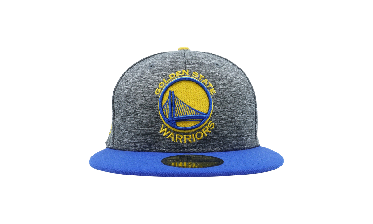 59FIFTY Golden State Warriors Shadow Tagged Fitted Hat "Heather Grey / Blue" NE1129