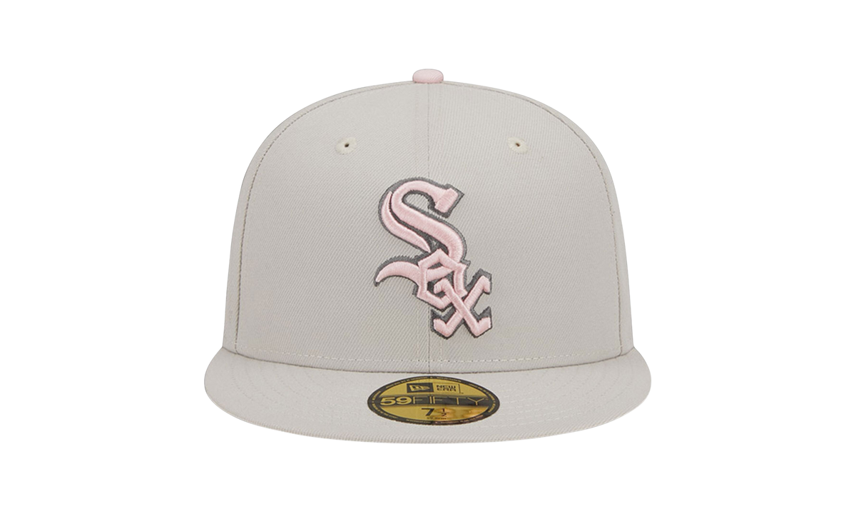 59FIFTY Chicago White Sox Mother’s Day On-Field Fitted Hat "Khaki / Pink - Under Brim" NE903