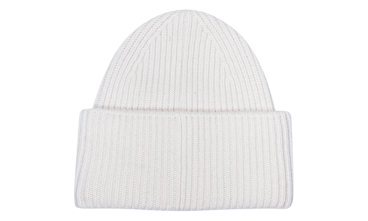 Large Face Logo Beanie "Light Grey" FAUXHATS000063