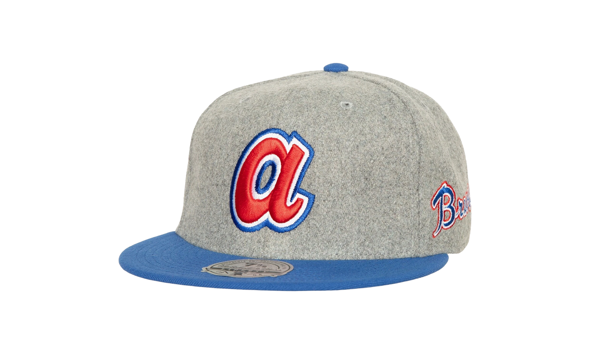 MLB Cooperstown Meltdown Fitted Cap "Atlanta Braves - Grey" HHSF7207 ABRYYPPPGREY