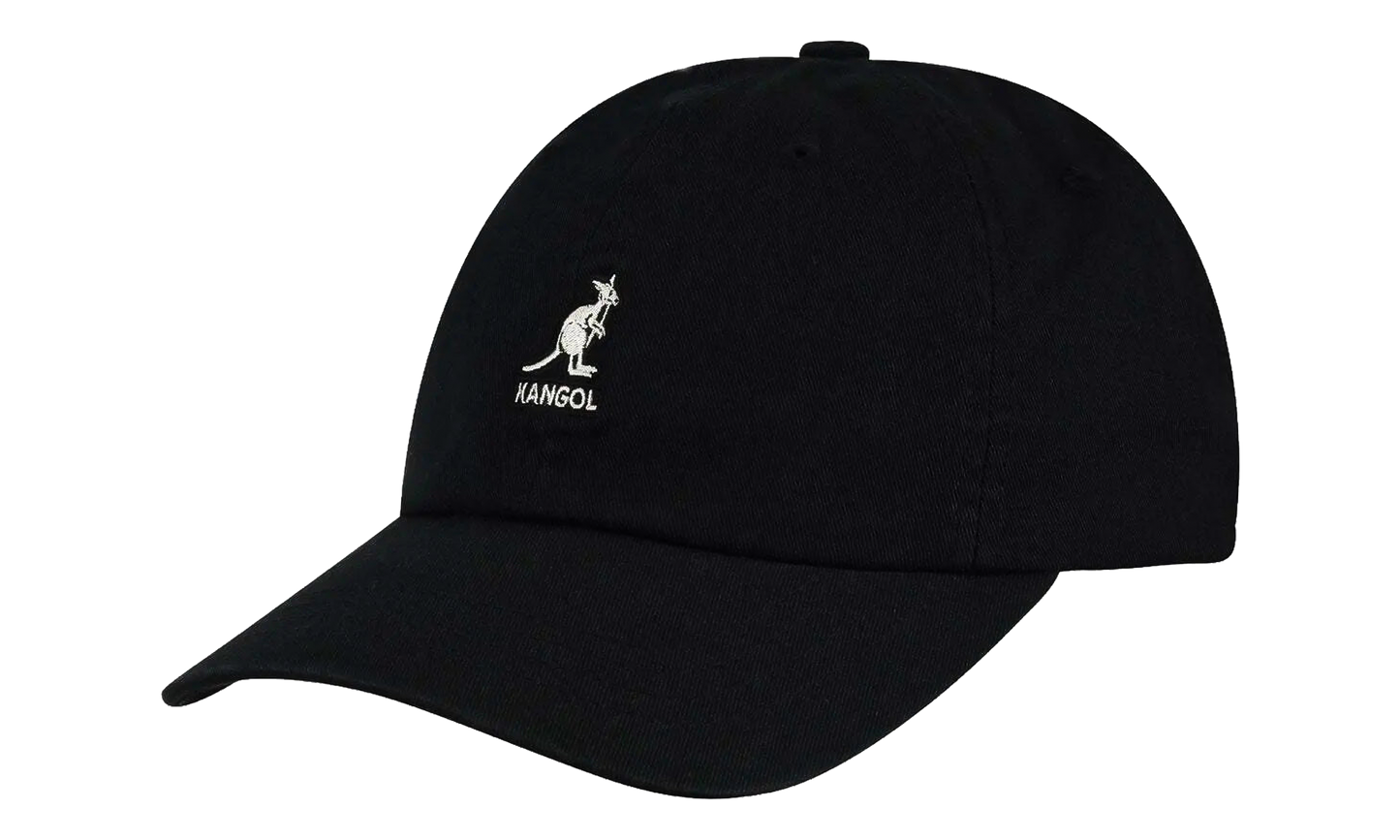 Washed Baseball Cap "Black" K5165HT BK001