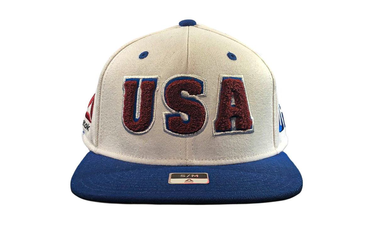 UFC USA Flexfit Hat "White / Maroon / Royal Blue" M770Z WTE UUSRD