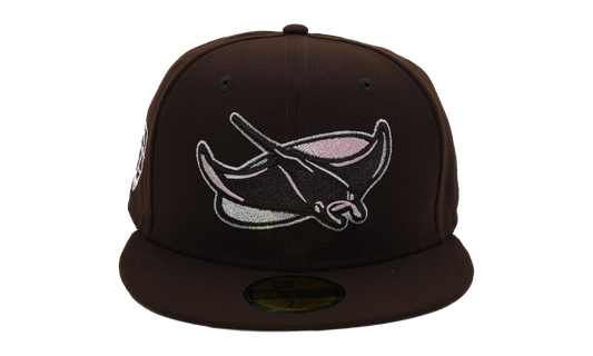 5950 Tampa Bay Rays Fitted Hat "25 Seasons" "Burnt Wood Pink - FRSH Exclusive" NE1212