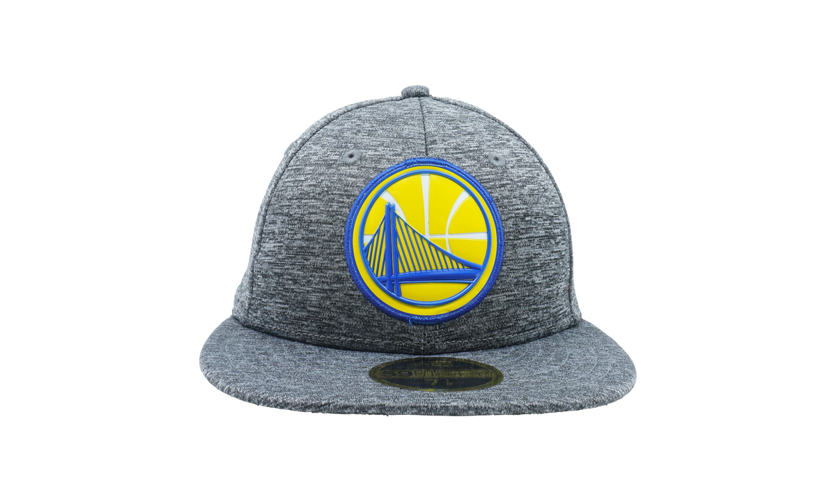59FIFTY Golden State Warriors Bevel Team Low Profile Fitted Hat "Heather Grey" NE1124