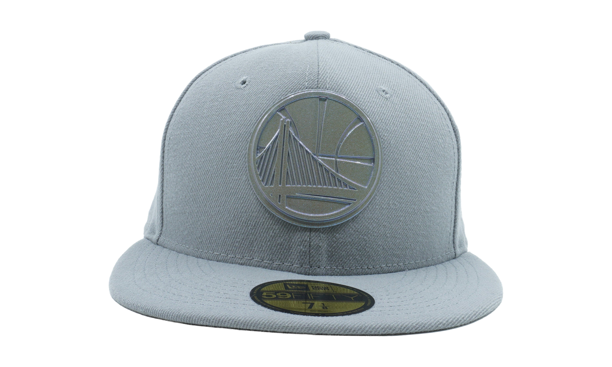 59FIFTY Golden State Warriors Speckle Sheen Fitted Hat "Grey" NE1128