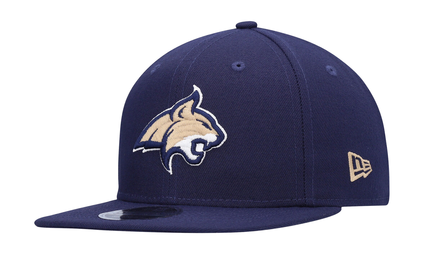 9FIFTY Montana State Bobcats Snapback Hat "Navy" NE1024