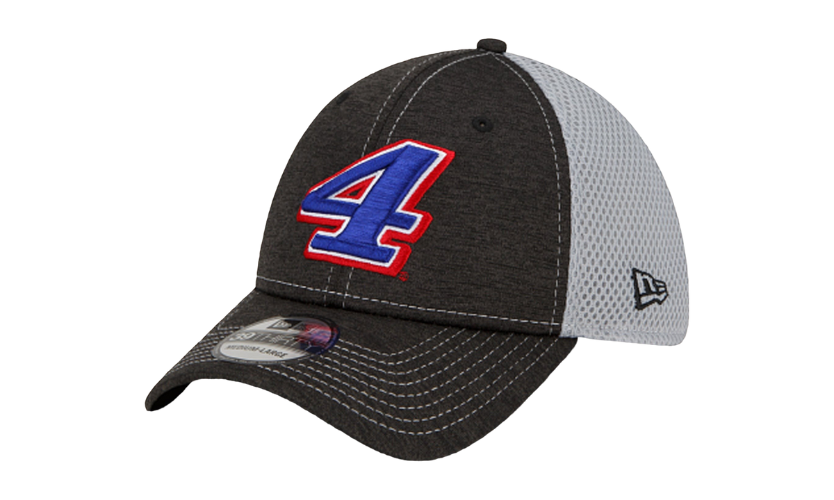 39THIRTY NASCAR Kevin Harvick #4 Neo Flex Fit Hat "Black and Grey" NE738