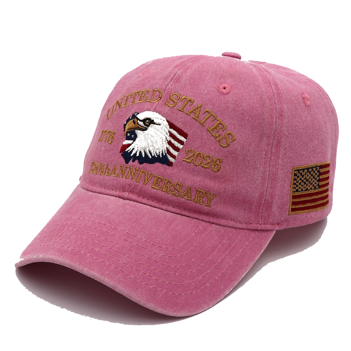 Exclusive USA 250th Anniversary Eagle Cap (1776–2026) — Embroidered