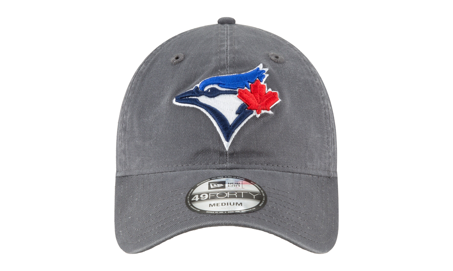 49FORTY Toronto Blue Jays Core Fit Fitted Hat "Dark Grey" NE666