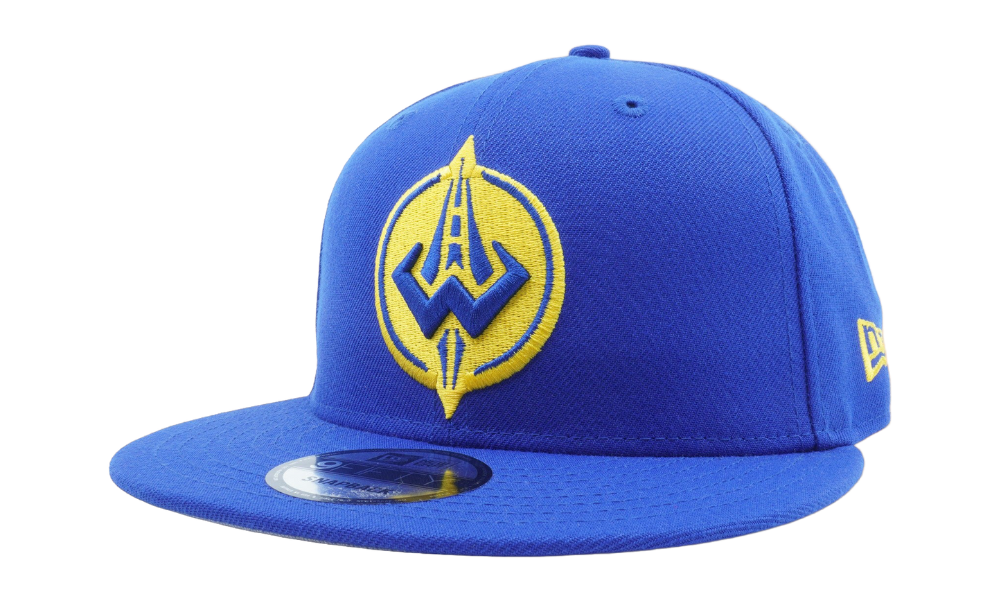 9FIFTY Golden State Warriors Golden Guardians Snapback Hat "Royal Blue" NE1160
