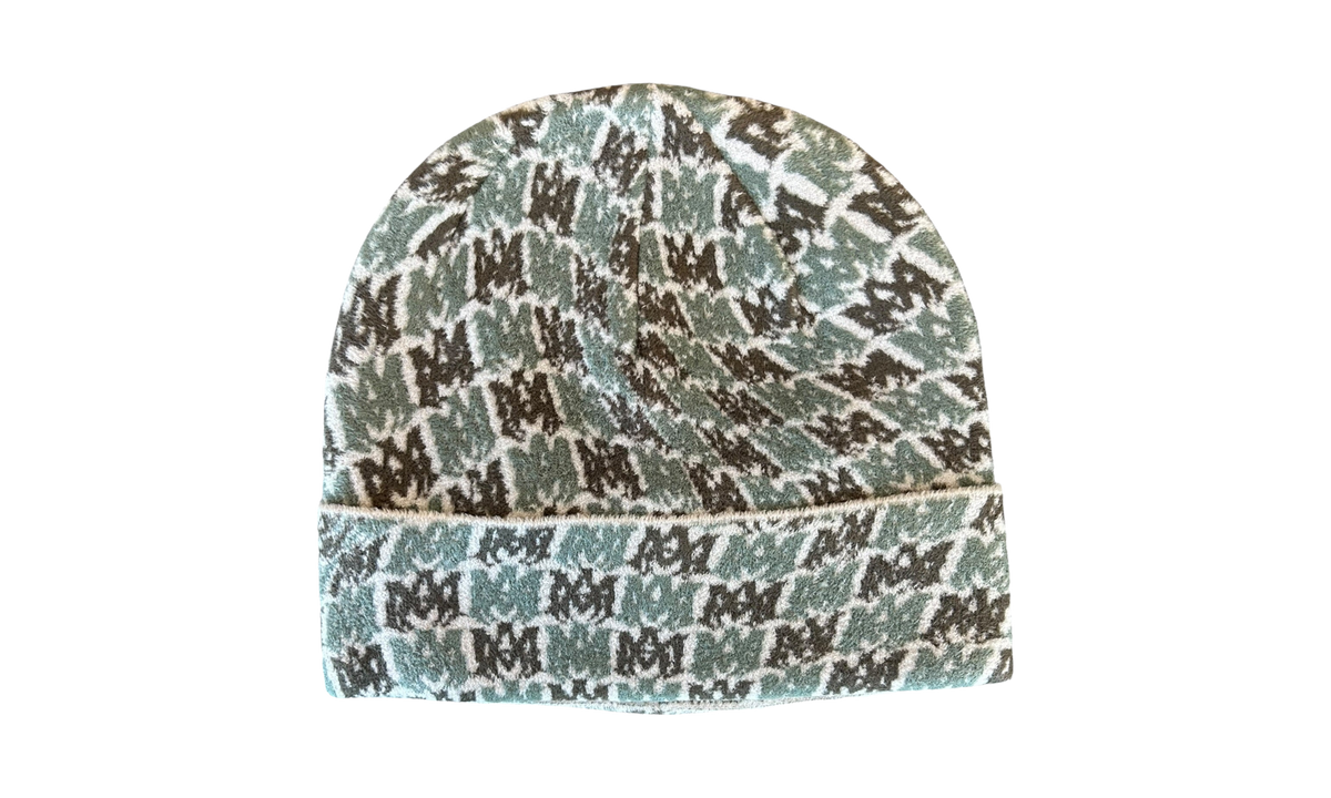 MA Swirl Logo Beanie "Beige / Green / Brown" AMR014