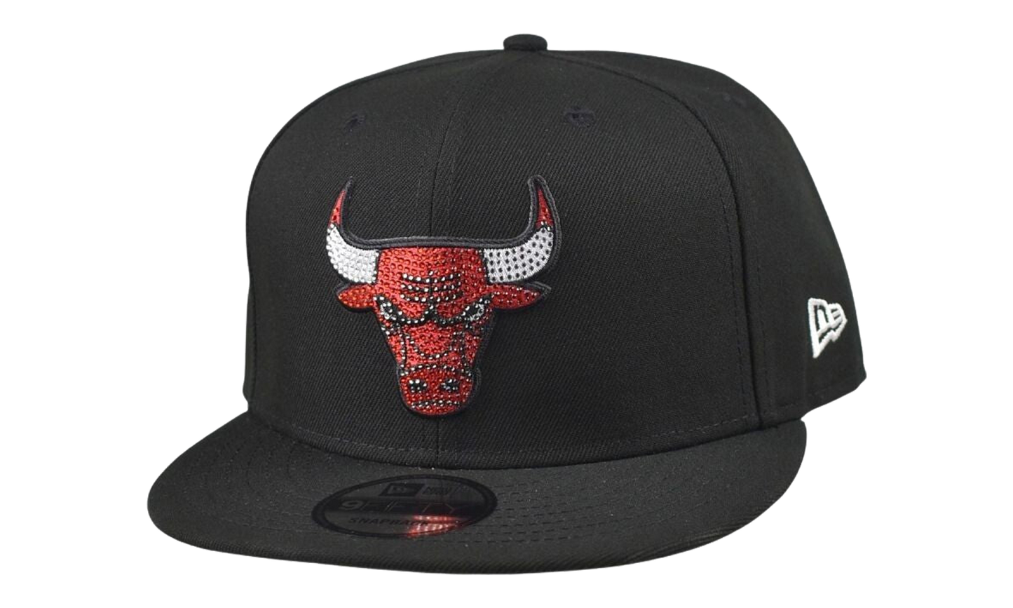 9FIFTY NBA Draft Chicago Bulls Rhinestones Snapback Hat "Black" 60861588