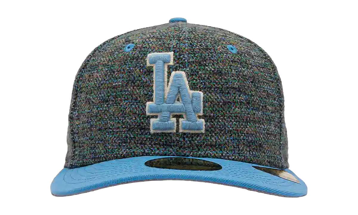 59FIFTY LA Dodgers MLB Fitted Hat "Tweedy Cotton Pastel Blue" NE531