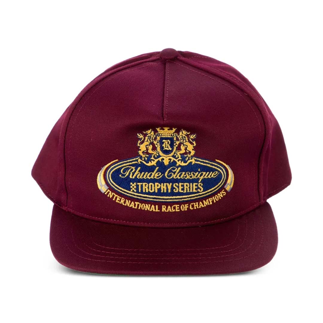 Rhude Trophy Series Hat Maroon