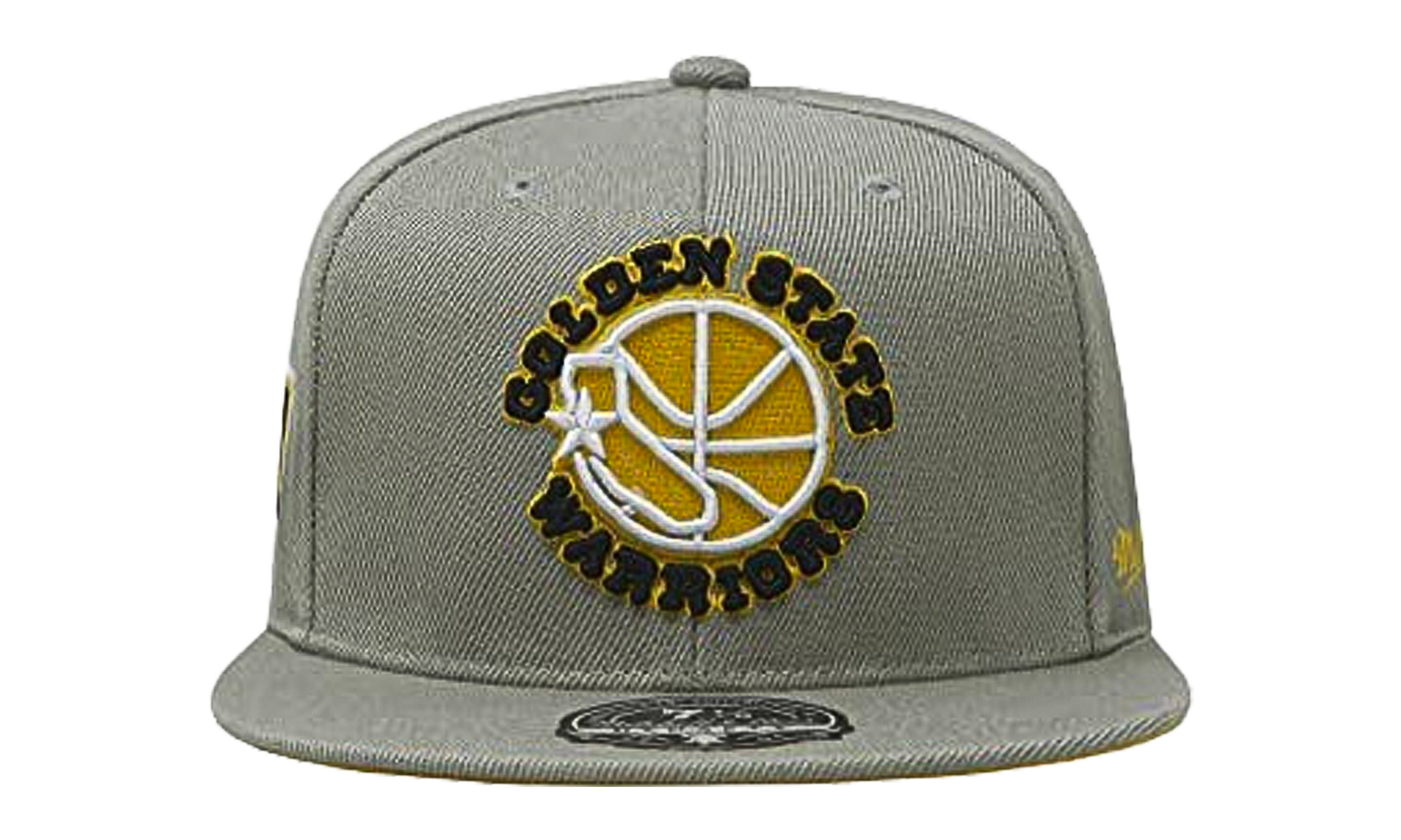 NBA Hardwood Classics Fitted Cap "Golden State Warriors - Sunny Gray" 6HSFDX21134 GSWGREY