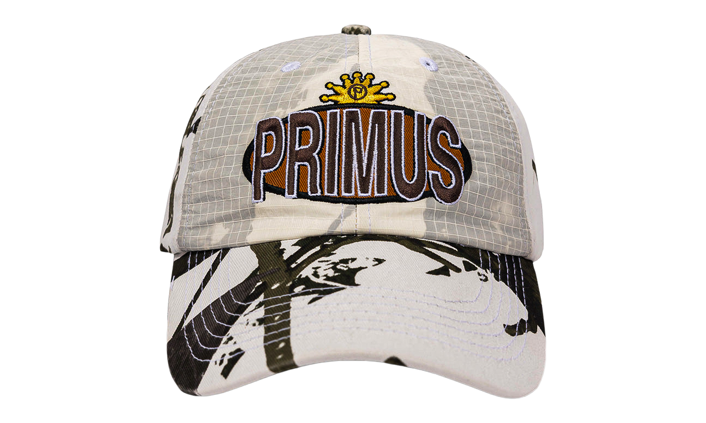 Brown Album layered 6 Panel Strapback Hat "Snow" P26SU052