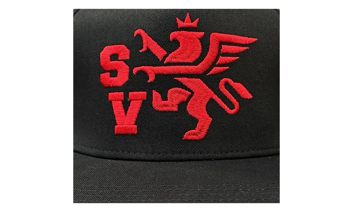 Griffin Snapback Hat "Black Red" SV076